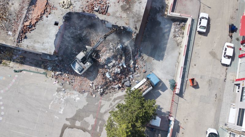 Demolition in Progress