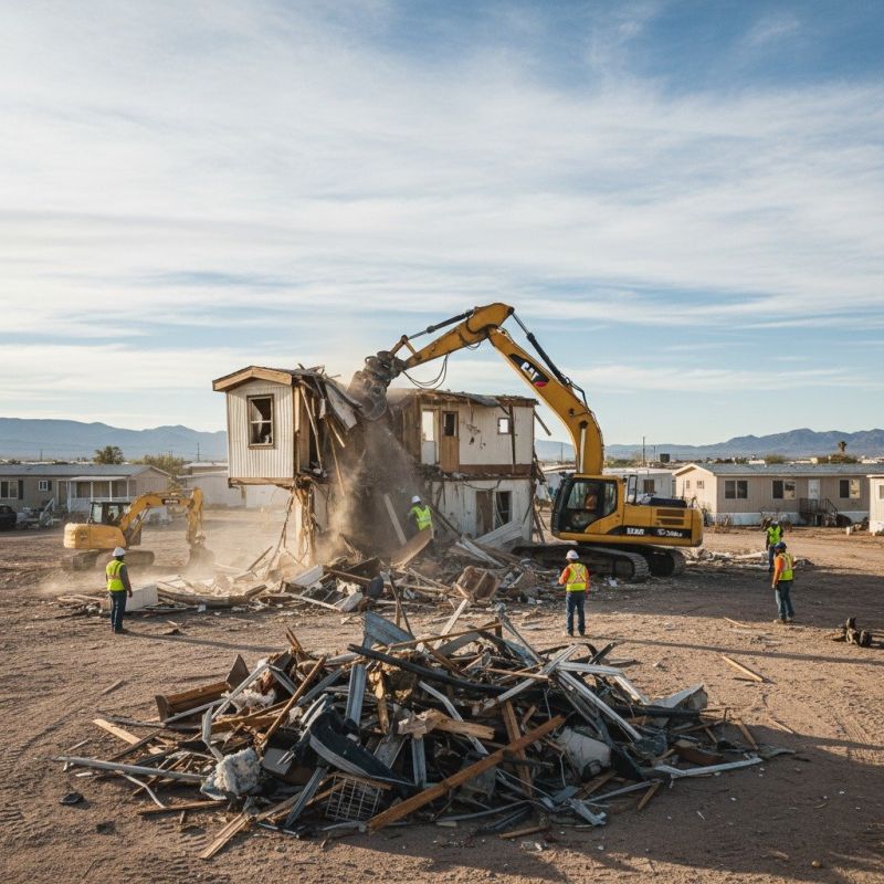 Trailer Home Demolition in Bergen County, NJ